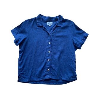 Me & Arrow Button Down Shirt Navy